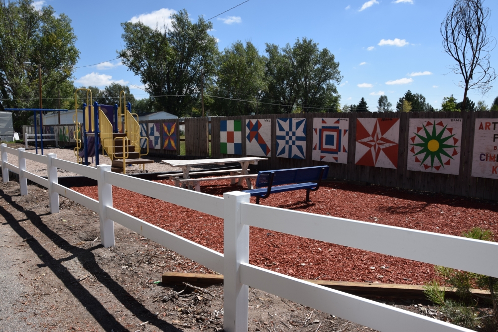 playground at Cimmaron Village in Cheyenne