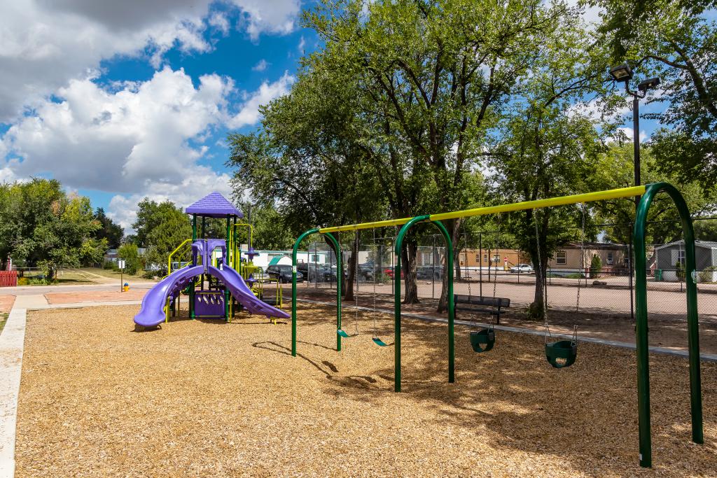 Find the Best Manufactured Home Community for You Near Colorado Springs - Canyon%20Ridge%20playground%20in%20Colorado%20Springs%20CO