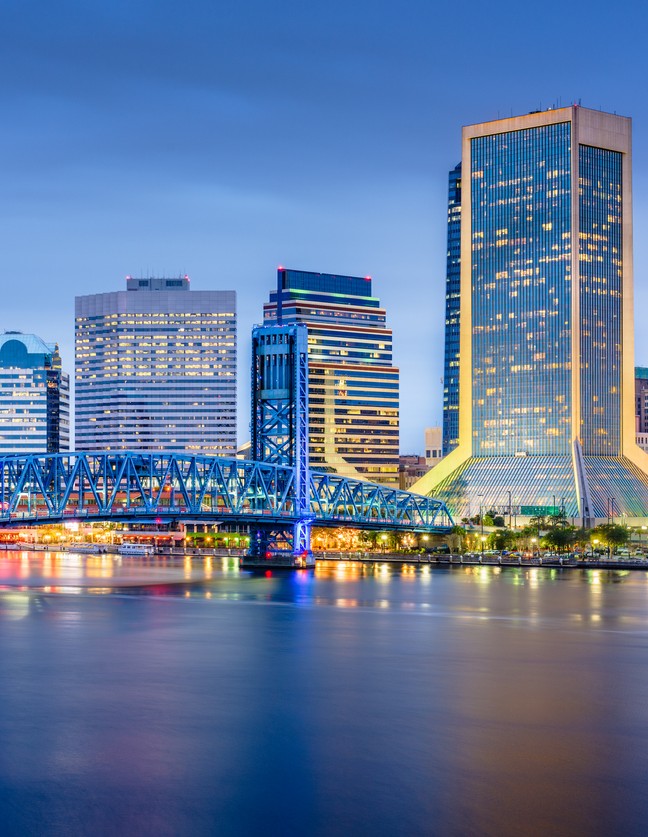 Discover the Best Manufactured Home Community in Jacksonville - jacksonville%20fl%20nighttime%20cropped