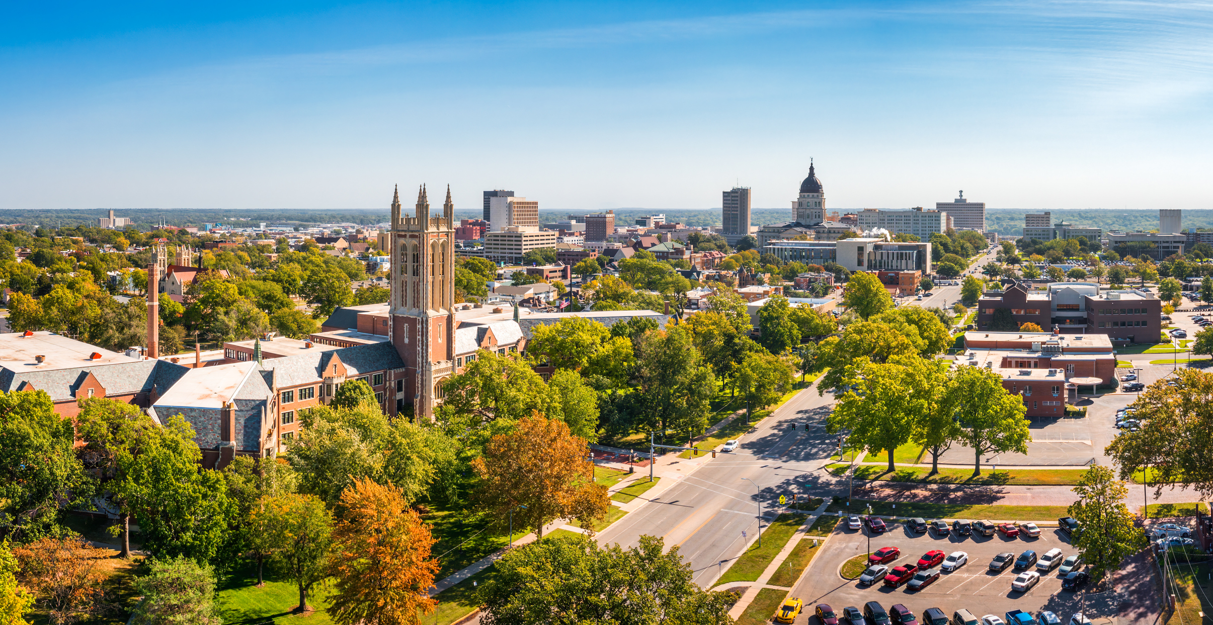 city view of Topeka Kansas